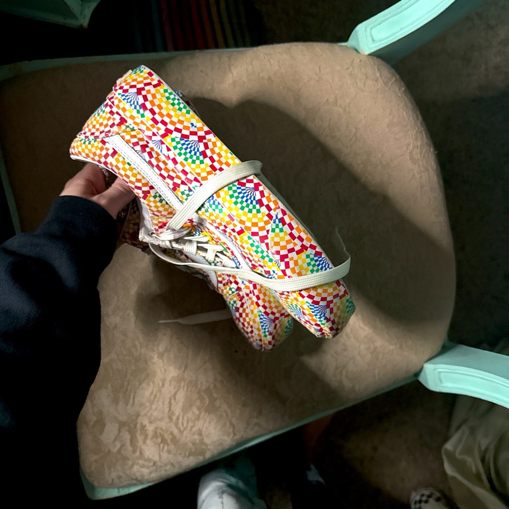 Rainbow platform vans